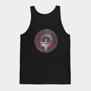 Clan Crawford Crest & Tartan Tank Top